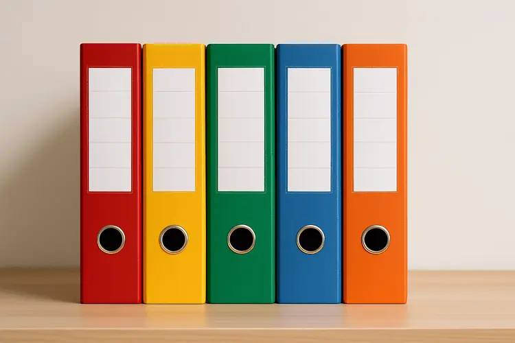Kolorowe Segregatory na dokumenty